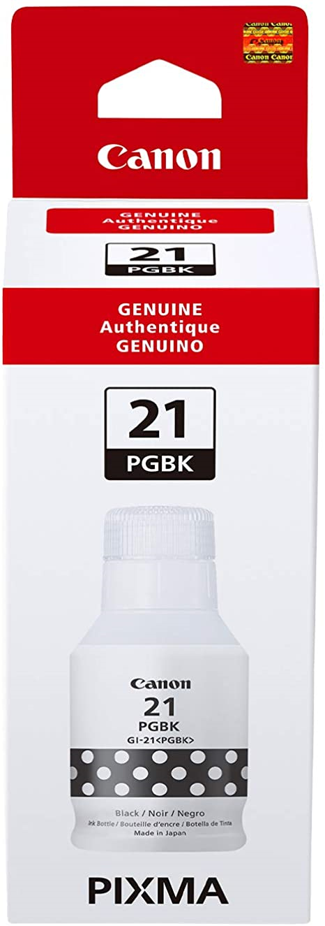 GI-21 Pigment Black Ink Bottle SKU 4526C001 Canon